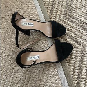 Steve Madden strappy black heels